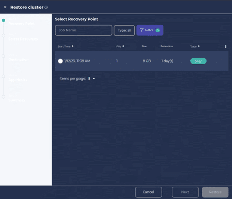 Restoring Data From the MongoDB Backup