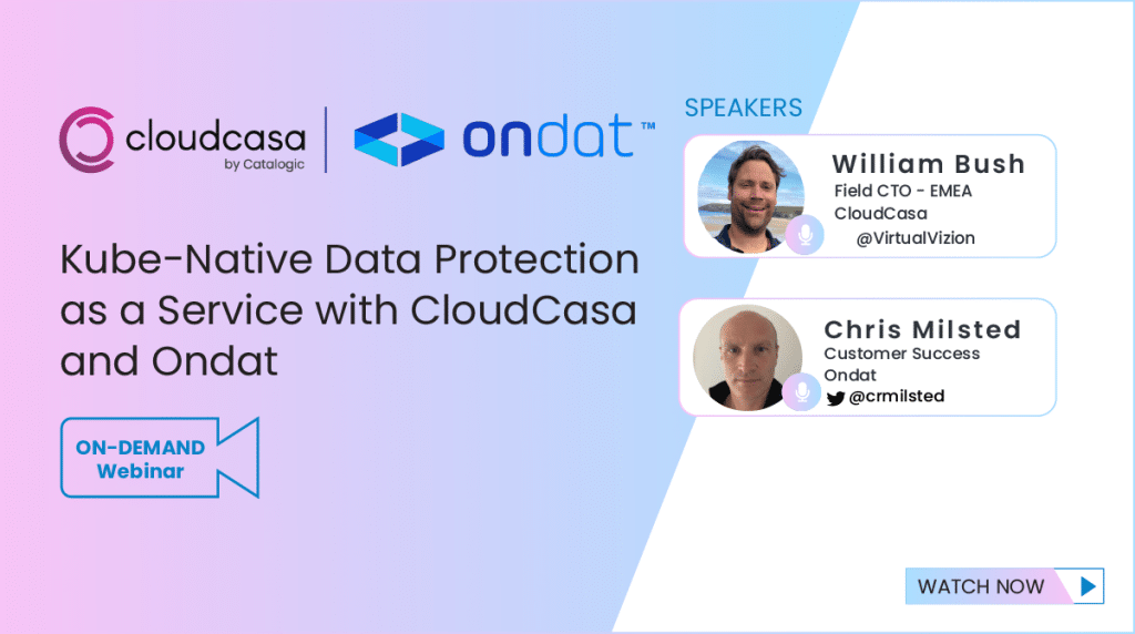 kube native data protection service cloudcasa ondat
